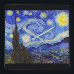 Vincent Willem van Gogh , “ Starry Night ” スクエア壁時計<br><div class="desc">私はGoghが好きな人のためにこの製品を作りました。</div>