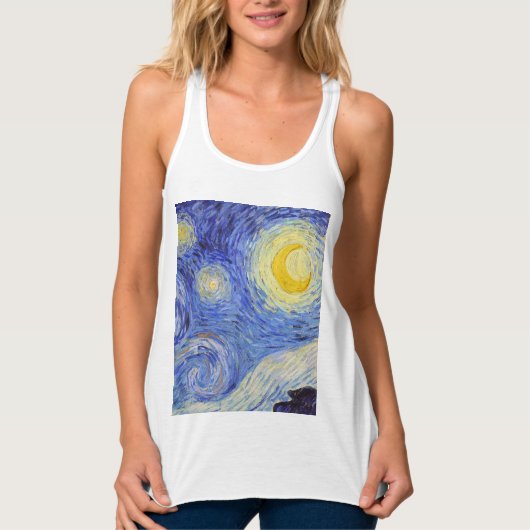 Vincent Willem van Gogh , “ Starry Night ” タンクトップ (正面)