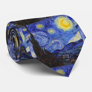 Vincent Willem van Gogh , “ Starry Night ” ネクタイ