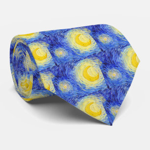 Vincent Willem van Gogh , “ Starry Night ” ネクタイ