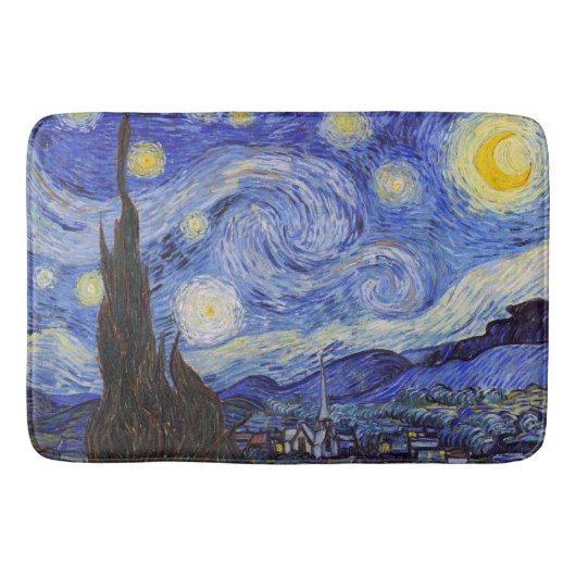 Vincent Willem van Gogh , “ Starry Night ” バスマット (正面)