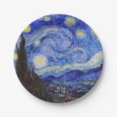 Vincent Willem van Gogh , “ Starry Night ” ペーパープレート (正面)