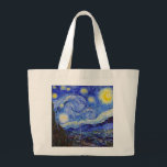 Vincent Willem van Gogh, “ Starry Night ” ラージトートバッグ<br><div class="desc">I made this product for those who like Vincent Willem van Gogh.</div>