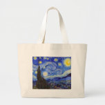 Vincent Willem van Gogh , “ Starry Night ” ラージトートバッグ<br><div class="desc">私はGoghが好きな人のためにこの製品を作りました。</div>