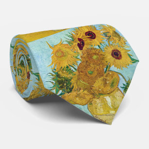Vincent Willem van Gogh, sunflower ネクタイ