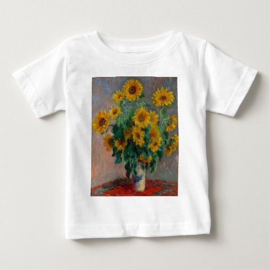 Vincent Willem van Gogh ,Sunflower ベビーTシャツ (正面)