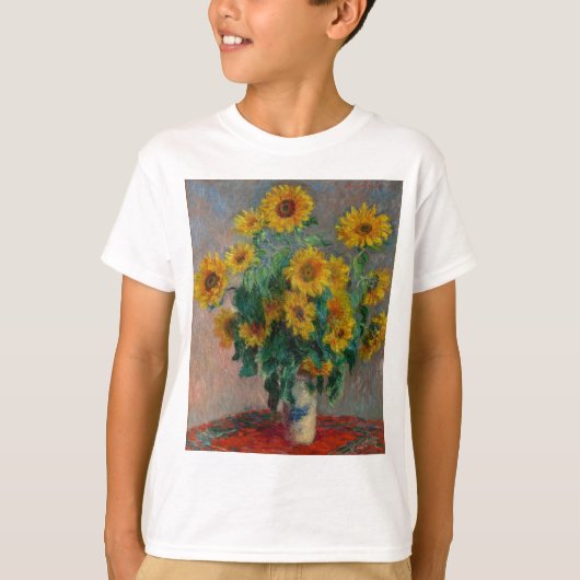 Vincent Willem van Gogh ,Sunflower Tシャツ (正面)