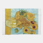 Vincent Willem van Gogh , “ Sunflowers ” キッチンタオル (横)