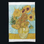 Vincent Willem van Gogh , “ Sunflowers ” キッチンタオル<br><div class="desc">私はvan Goghが好きな人のためにこの製品を作りました。</div>