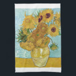 Vincent Willem van Gogh , “ Sunflowers ” キッチンタオル<br><div class="desc">私はvan Goghが好きな人のためにこの製品を作りました。</div>