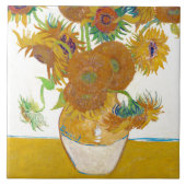 Vincent Willem van Gogh , “ Sunflowers ” タイル (正面)