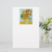 Vincent Willem van Gogh , “ Sunflowers ” 便箋 (スタンド正面)