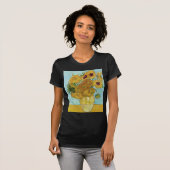 Vincent Willem van Gogh , “ Sunflowers ” Tシャツ (正面フル)