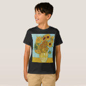Vincent Willem van Gogh , “ Sunflowers ” Tシャツ (正面フル)