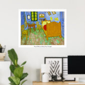 Vincent's Bedroom in Arles by Vincent Vanゴッホ ポスター (ホームオフィス)