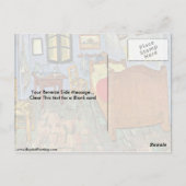 Vincent'S Bedroom In Arles By Vincent Vanゴッホ ポストカード (裏面)