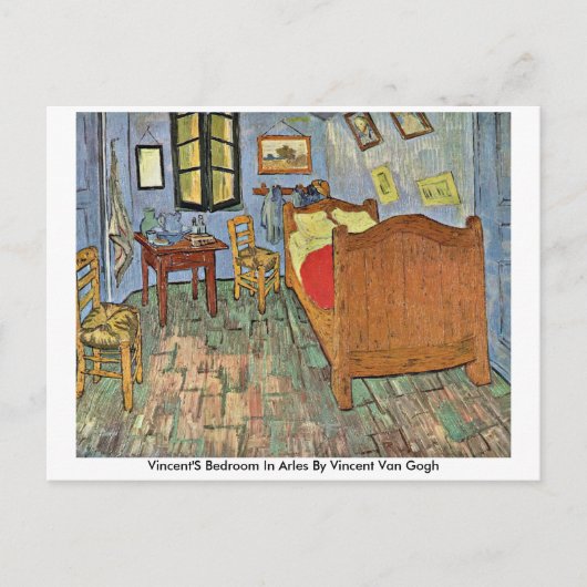 Vincent'S Bedroom In Arles By Vincent Vanゴッホ ポストカード (正面)