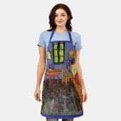 Vincent's Bedroom in Arles by Vincent van ゴッホ エプロン (着用した状態)