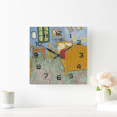 Vincent's Bedroom in Arles by Vincent van ゴッホ スクエア壁時計 (ホーム)