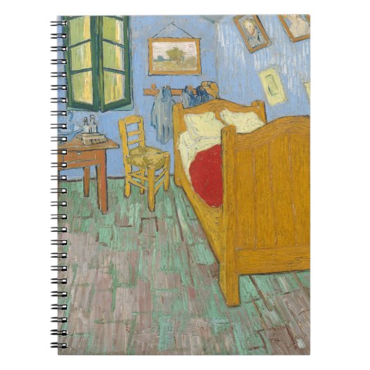 Vincent's Bedroom in Arles by Vincent van ゴッホ ノートブック (正面)