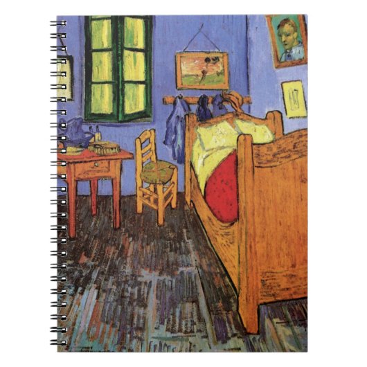 Vincent's Bedroom in Arles by Vincent van ゴッホ ノートブック (正面)
