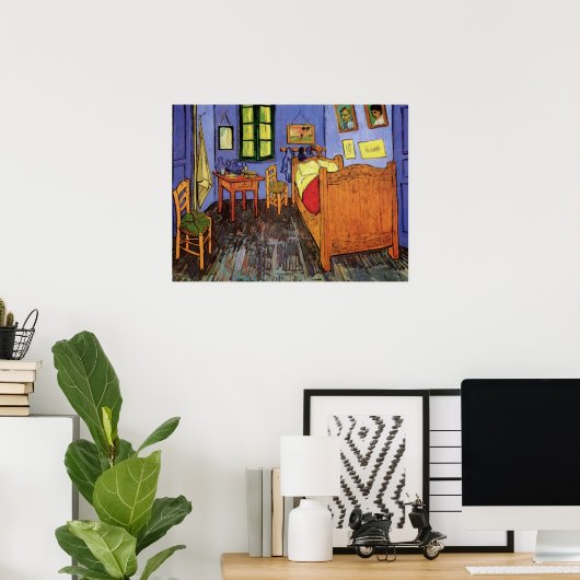 Vincent's Bedroom in Arles by Vincent van ゴッホ ポスター (ホームオフィス)