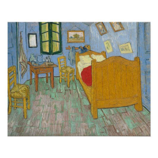 Vincent's Bedroom in Arles by Vincent van ゴッホ ポスター (正面)