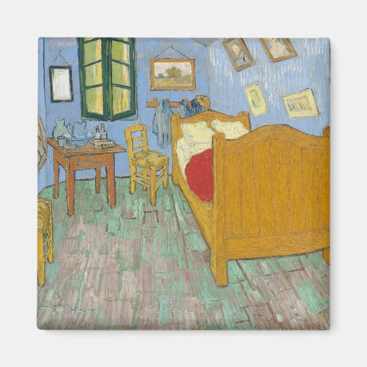 Vincent's Bedroom in Arles by Vincent van ゴッホ マグネット (正面)