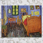 Vincent's Bedroom in Arles by Vincent van Gogh ジグソーパズル<br><div class="desc">Vincent's Bedroom in Arles by Vincent van Gogh is a vintage fine art post impressionism architectural painting featuring van Gogh's bedroom in the Yellow House in Arles. A typical bedroom scene with clothes hanging by the door, a bed, table, nightstand, chairs, a window and hardwood floors. About the artist: Vincent...</div>