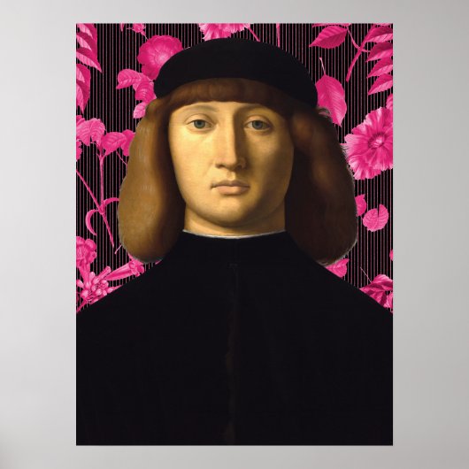 Vincenzo Catena、青年のポートレート ポスター (正面)