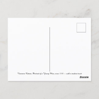 Vincenzo Catena、青年のポートレート ポストカード