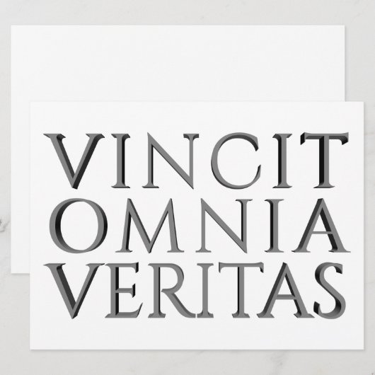 VINCIT OMNIA VERITAS - 光 (正面/裏面)