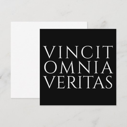 VINCIT OMNIA VERITAS - 光 (正面/裏面)