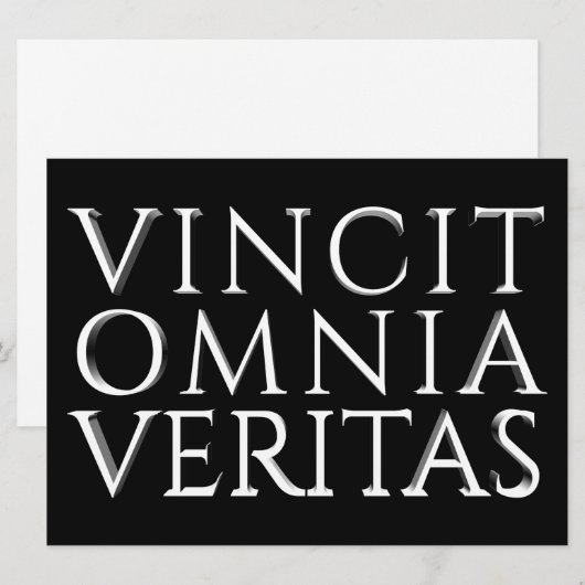 VINCIT OMNIA VERITAS - 光 (正面/裏面)