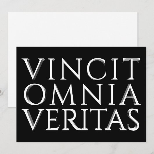 VINCIT OMNIA VERITAS - 光 (正面/裏面)