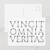 VINCIT OMNIA VERITAS - 光 シーズンポストカード (正面/裏面)