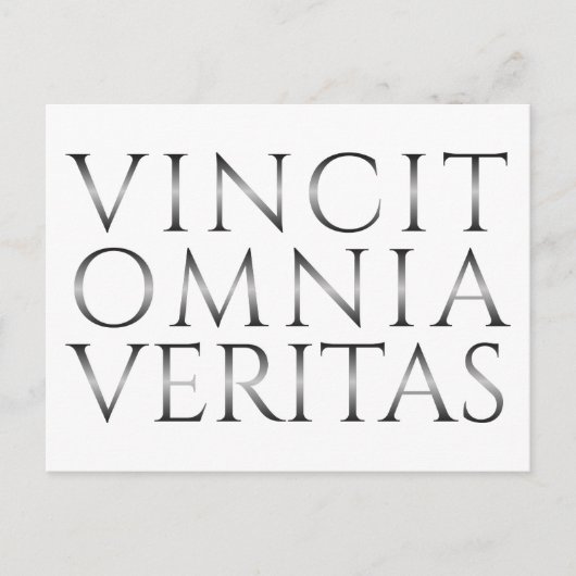 VINCIT OMNIA VERITAS - 光 シーズンポストカード (正面)