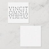 VINCIT OMNIA VERITAS - 光 ノートカード (正面/裏面)
