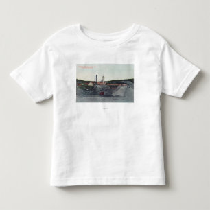 Vindicator鉱山いいえ1Victor、COの空中写真 トドラーTシャツ