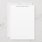 Vinegaroon Greeting Card 招待状 (裏面)