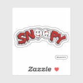 Vinel SnOOpY Moto sticker White B シール (シート)