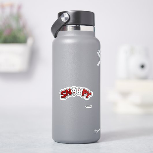 Vinel SnOOpY Moto sticker White B シール (HydroFlask)