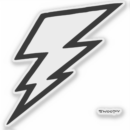 Vinel Thunder Car/Motoシール シール (正面)