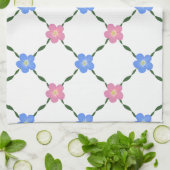 Vines and flowers Kitchen towel キッチンタオル (折り畳み)