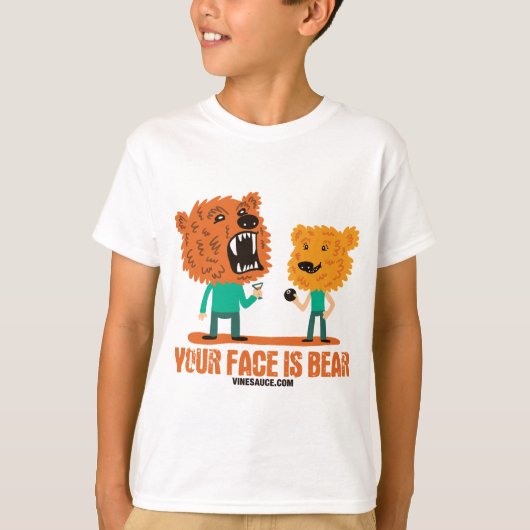 Vinesauce – あなたの顔はBear Tシャツ (正面)