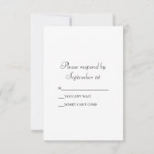 VineyardとRed Barn Water 結婚 color's 出欠カード (裏面)