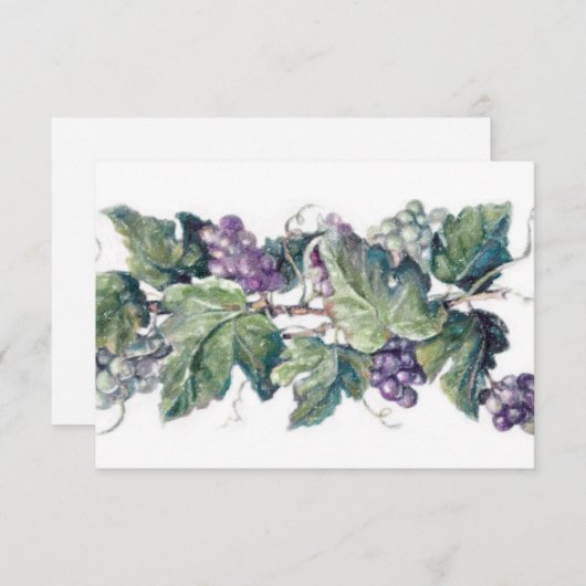 Vineyardの応答カード 出欠カード (正面/裏面)