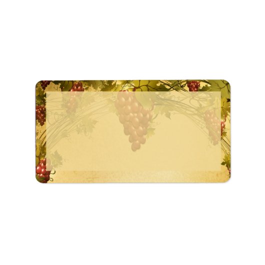 Vineyardの結婚郵送先住所 ラベル (正面)