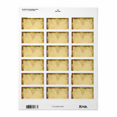 Vineyardの結婚郵送先住所 ラベル (フルシート)