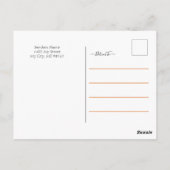 Vineyardエレガント Wedding Save the Date Announceme ポストカード (裏面)